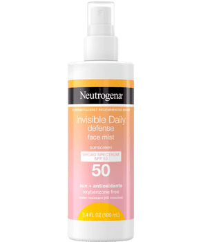 Neutrogena Invisible Daily Defense Face Mist SPF 50 Neutrogena Invisible Daily Defense Face Mist SPF 50 discontinued