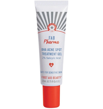 First Aid Beauty FAB Pharma BHA Acne Spot Treatment Gel 2% Salicylic Acid First Aid Beauty FAB Pharma BHA Acne Spot Treatment Gel 2% Salicylic Acid - discontinued